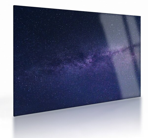 Skleněný obraz galaxie (70x50 cm)