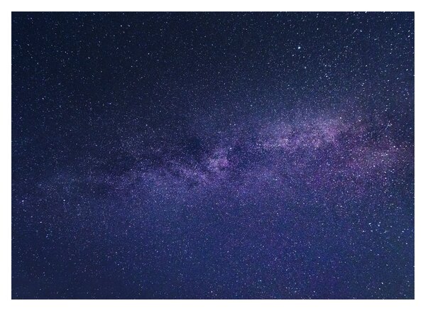 Skleněný obraz galaxie (70x50 cm)