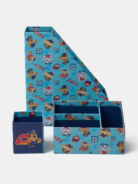 Sinsay - Sada stolních organizérů 3 pack PAW Patrol - světle modrá