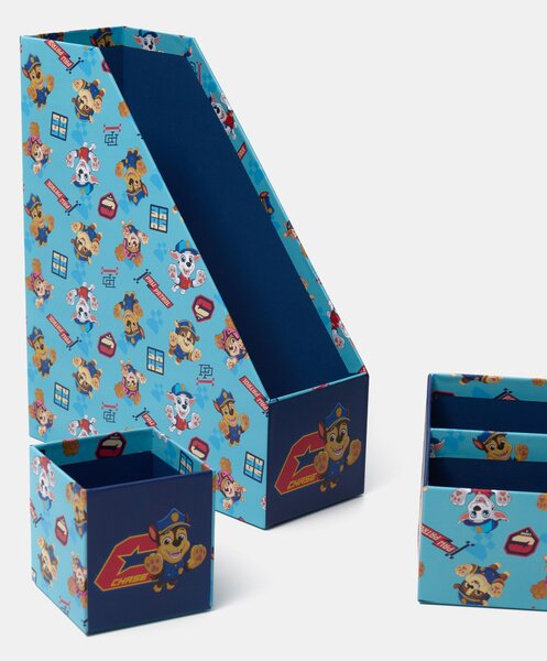 Sinsay - Sada stolních organizérů 3 pack PAW Patrol - světle modrá