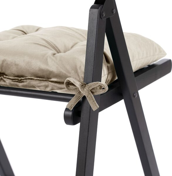 AmeliaHome Podsedák na židli Aleksa krémová, velikost 40x40