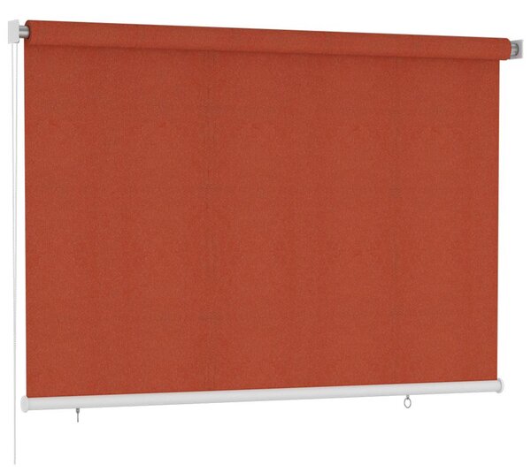Venkovní roleta 225 (Š) x 140 (V) cm terakotová HDPE 312791