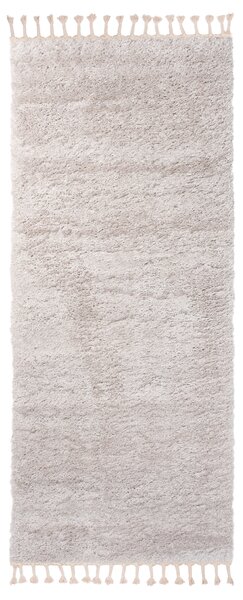 Makro Abra Koberec Běhoun Shaggy VERSAY EJF 6365A Světle šedý Rozměr: 70x350 cm