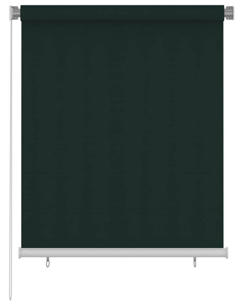 Venkovní roleta 125 (Š) x 140 (V) cm tmavě zelená HDPE 312812