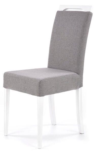 Jídelní židle CLORAUN šedá/bílá