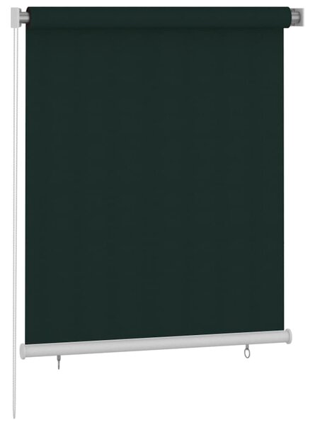 Venkovní roleta 125 (Š) x 140 (V) cm tmavě zelená HDPE 312812