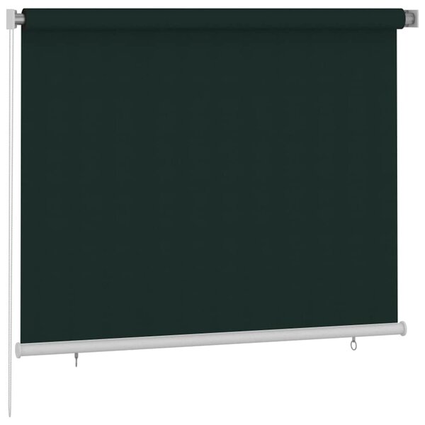 Venkovní roleta 185 (Š) x 140 (V) cm tmavě zelená HDPE 312815