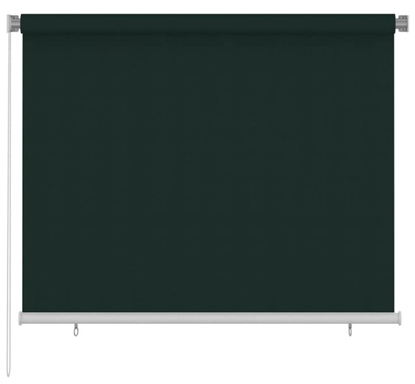 Venkovní roleta 185 (Š) x 140 (V) cm tmavě zelená HDPE 312815