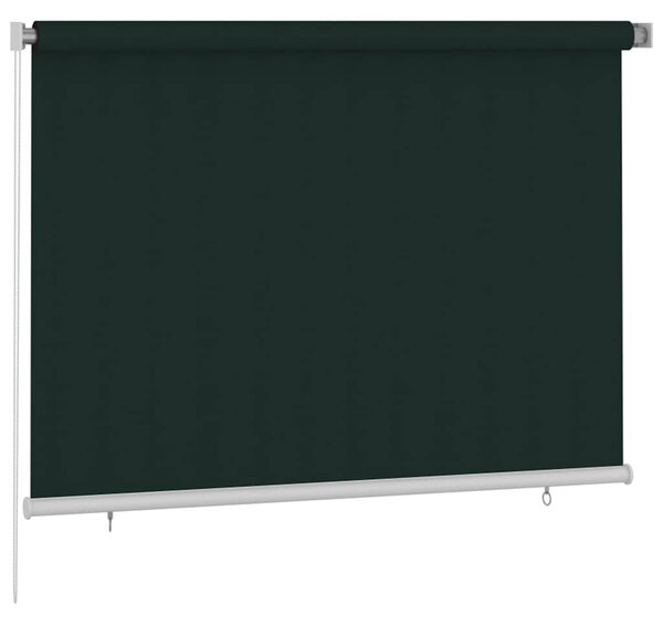 Venkovní roleta 205 (Š) x 140 (V) cm tmavě zelená HDPE 312816