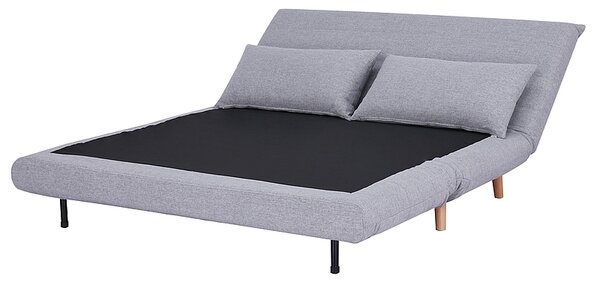 Šedá rozkládací pohovka SPIKE II