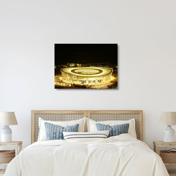 Skleněný obraz - fotbalový stadion (70x50 cm)