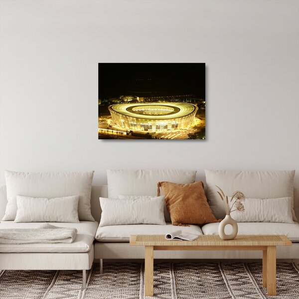 Skleněný obraz - fotbalový stadion (70x50 cm)