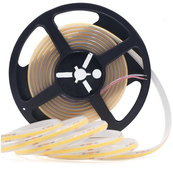 BERGE LED pásek COB - 12W/m - vodotěsný - 5m - neutrální bílá