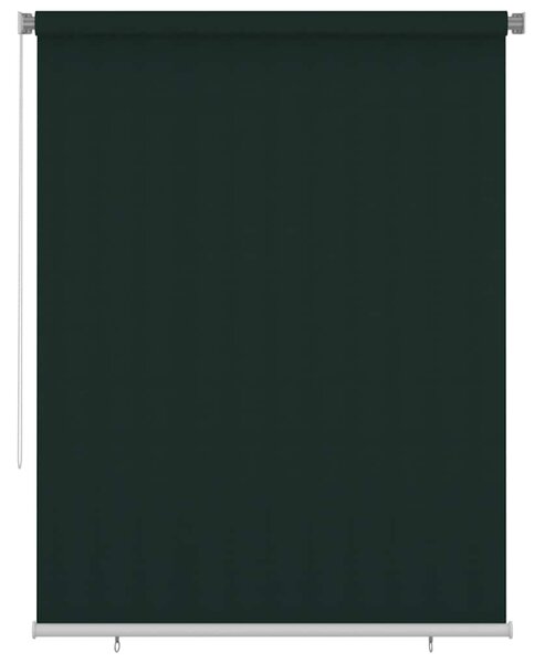 Venkovní roleta 185 (Š) x 230 (V) cm tmavě zelená HDPE 312828