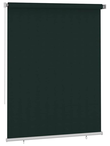 Venkovní roleta 185 (Š) x 230 (V) cm tmavě zelená HDPE 312828