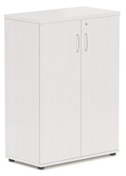Střední skříň Visio 80x38,5x113 cm Barva: Bílá
