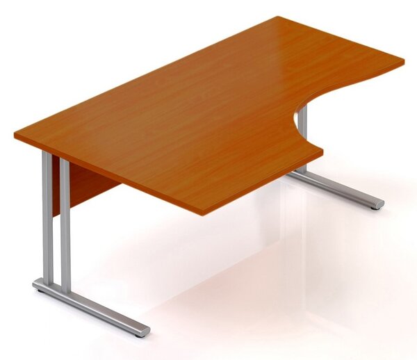 Kancelářský stůl Visio K 160x70/100 cm levý Barva: Třešeň