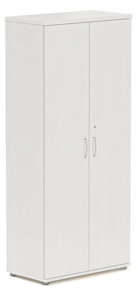 Vysoká skříň Visio 80x38,5x183,5 cm Barva: Bílá