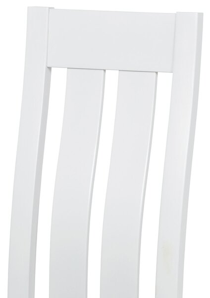 Autronic Jídelní židle BC-2602 WT - Bílá, potah hnědý