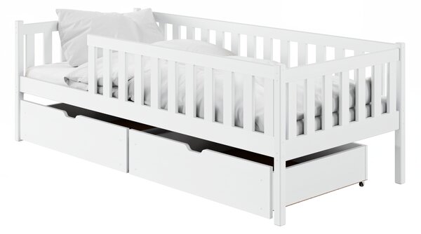 Lano Furniture Dětská postel Antonio bílá Rozměr (cm): 80x160