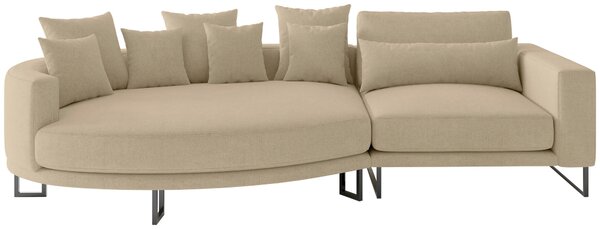 POHOVKA BIG SOFA, textil, béžová Livetastic - Pohovky, Online Only