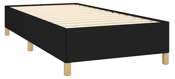 Box spring postel s matrací černá 80 x 200 cm textil 3128639