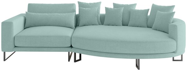 POHOVKA BIG SOFA, textil, tyrkysová Livetastic - Pohovky, Online Only