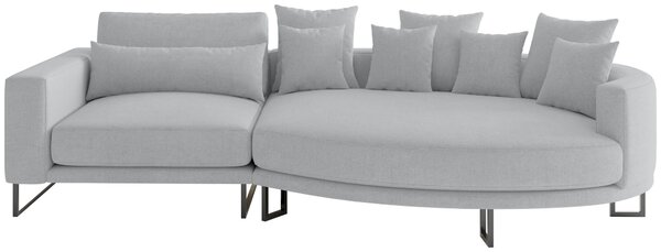 POHOVKA BIG SOFA, textil, šedá Livetastic - Pohovky, Online Only