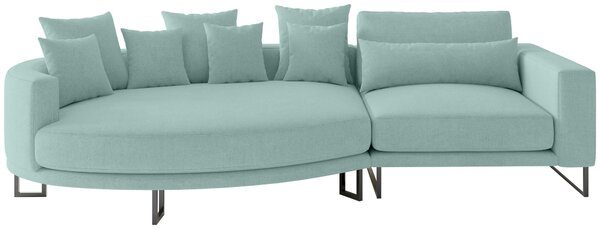 POHOVKA BIG SOFA, textil, tyrkysová Livetastic - Pohovky, Online Only