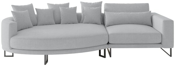 POHOVKA BIG SOFA, textil, šedá Livetastic - Pohovky, Online Only