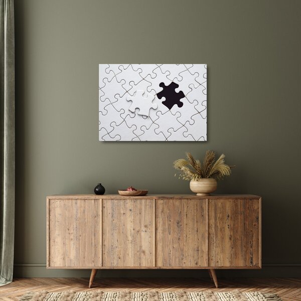 Skleněný obraz puzzle (70x50 cm)