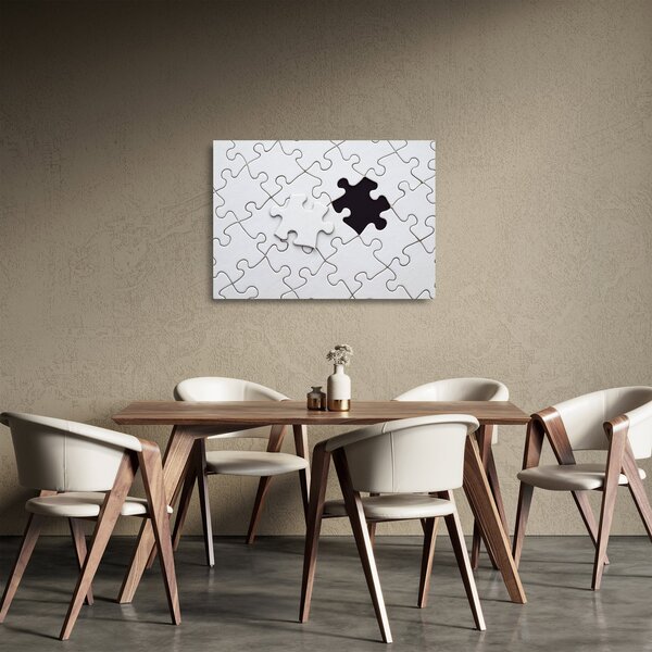 Skleněný obraz puzzle (70x50 cm)