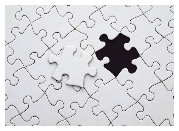Skleněný obraz puzzle (70x50 cm)
