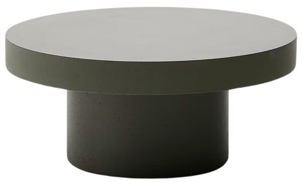 Kave Home Zelený cementový zahradní stolek Aiguablava 66 cm