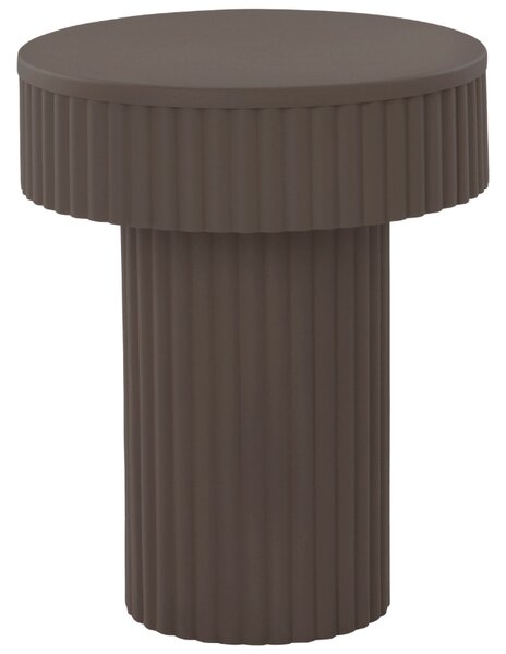 Jotex Hnědý kovový odkládací stolek WINTON 36 cm