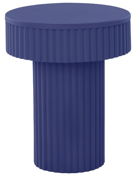 Jotex Modrý kovový odkládací stolek WINTON 36 cm