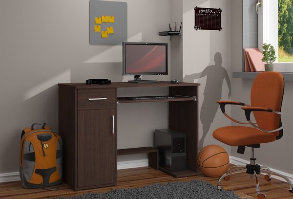 Ak furniture Volně stojící psací stůl Jay 90 cm wenge