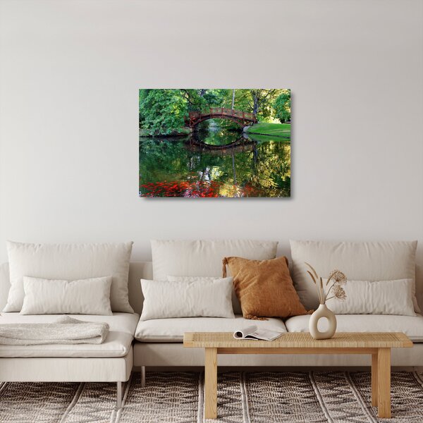 Skleněný obraz řeky (70x50 cm)