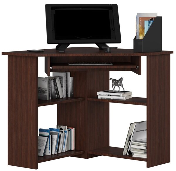 Ak furniture Rohový psací stůl Ted wenge
