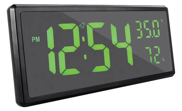 JVD Digitální zelené nástěnné hodiny s LED podsvícením JVD DH308.2 POSLEDNÍ KS PRODEJNA DOMAŽLICE ( )