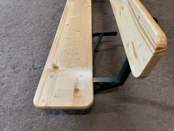 TENTino Profi pivní zahradní set 220x50 cm - STŮL + 2x LAVICE S OPĚRKOU
