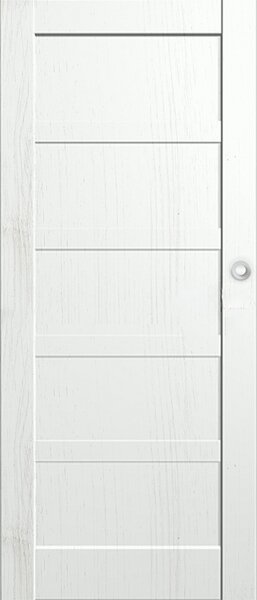 Posuvné interiérové dveře do pouzdra BRAGA plné model 1 Průchozí rozměr: 70 x 197 cm