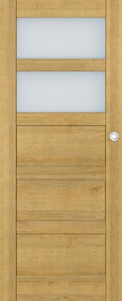Posuvné interiérové dveře do pouzdra BRAGA model 3 Průchozí rozměr: 70 x 197 cm