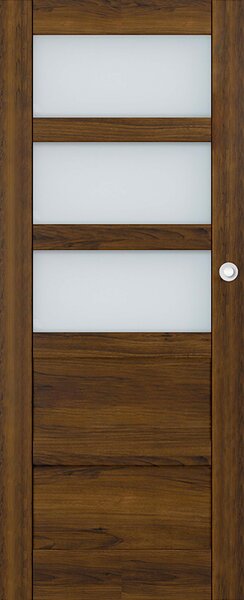Posuvné interiérové dveře do pouzdra BRAGA model 4 Průchozí rozměr: 70 x 197 cm