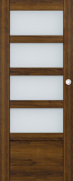 Posuvné interiérové dveře do pouzdra BRAGA model 5 Průchozí rozměr: 70 x 197 cm