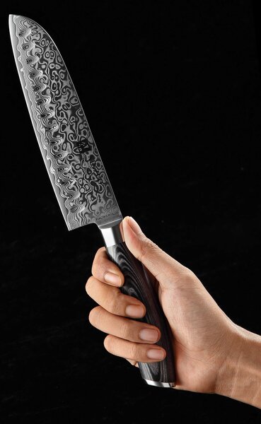 Santoku nůž XinZuo Ya B20 7"