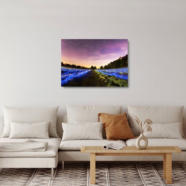 Skleněný obraz barevného pole (70x50 cm)
