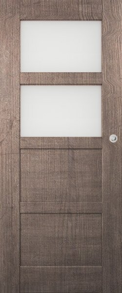 Posuvné interiérové dveře do pouzdra PORTO model 3 Průchozí rozměr: 70 x 197 cm