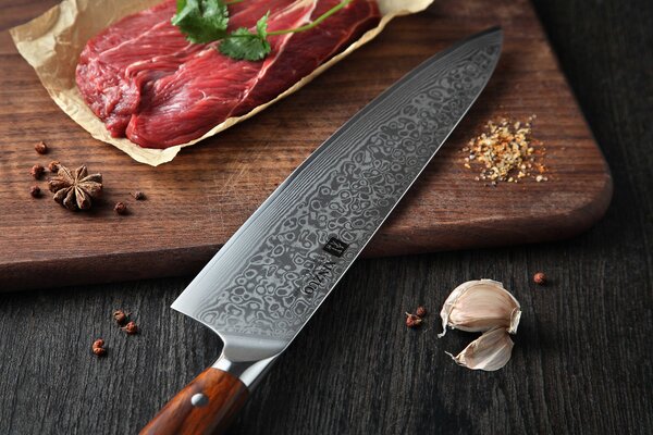 Šéfkuchařský nůž XinZuo Yu B13R 10"