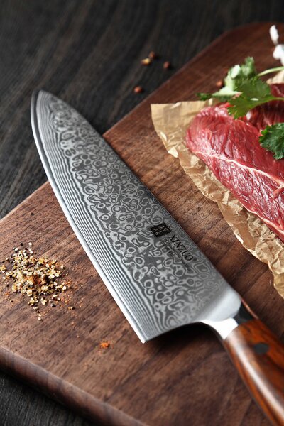Šéfkuchařský nůž XinZuo Yu B13R 10"